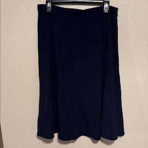 Kim Rogers Dark Blue A-Line Skirt
